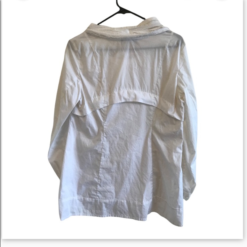 Rare Risona Tomo White Scarf Shirt - Picture 9 of 11